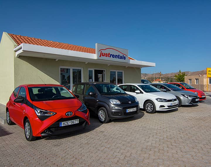 justrentals car hire in chania airport