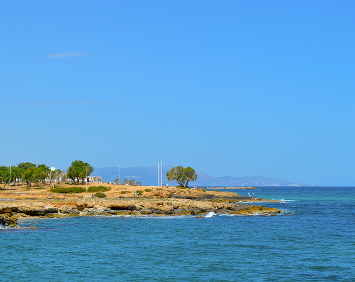 Nice beach in Gouves Crete
