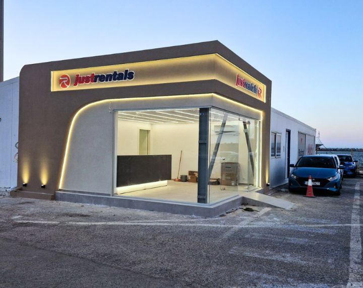Justrentals office in Heraklion Port